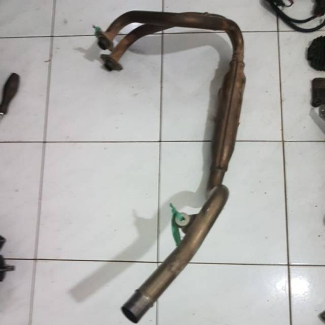 Header leher knalpot standar ninja 250 fi ori original