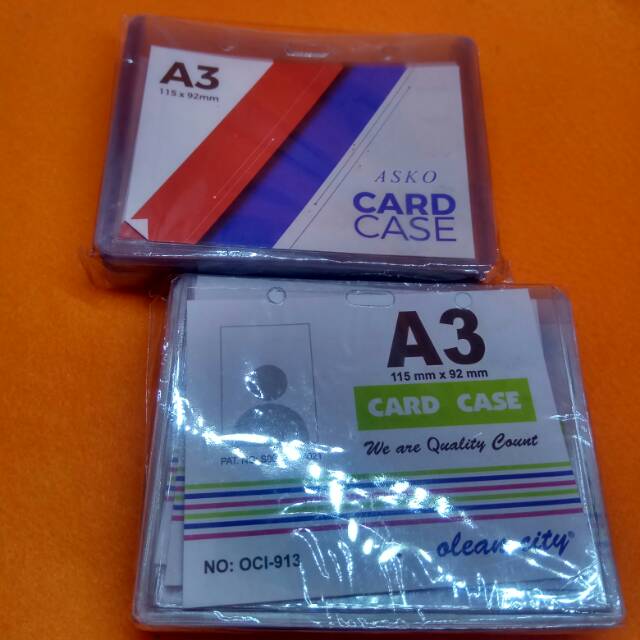 

Card case A3 plastik id card case A3