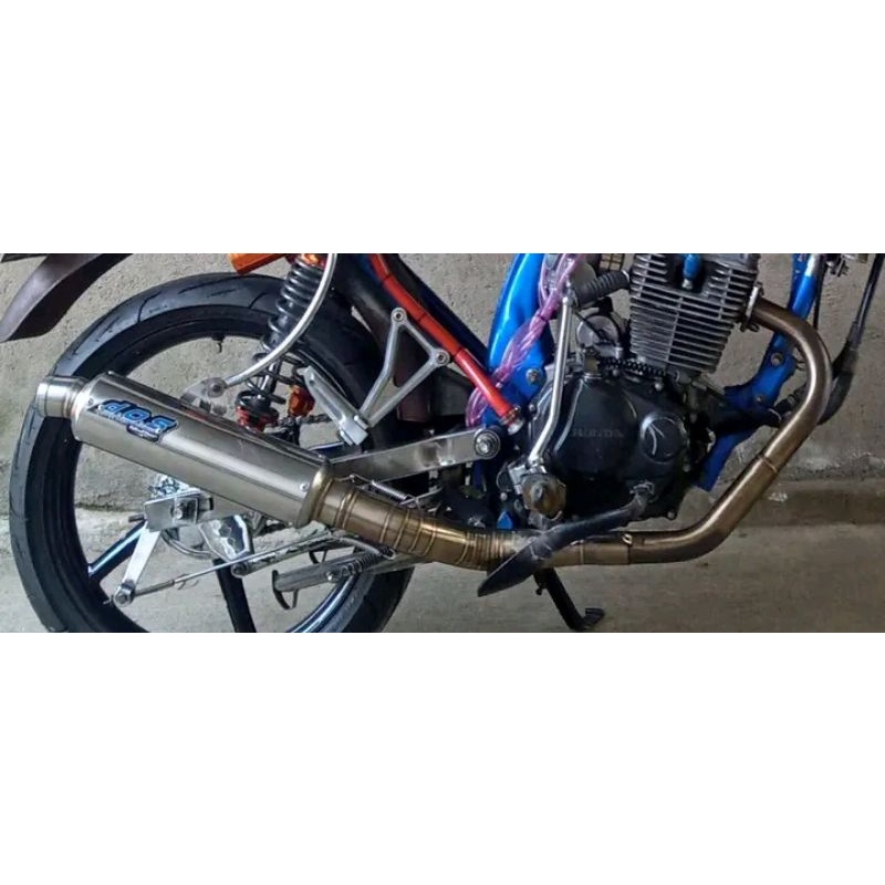 KNALPOT DOS ALA ORIGINAL CB GL MP TIGER VERZA VIXION BYSON SCORPIO