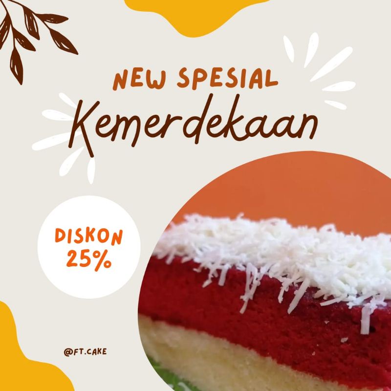 

Bolu kukus Merah Putih