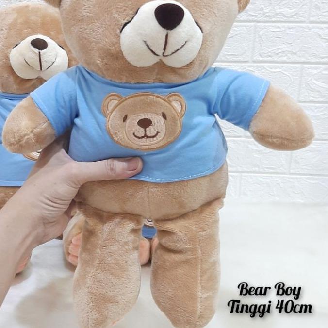 ♫ Boneka Bear FF Tshirt Boy & Girl 28cm 40cm & 57cm ❉
