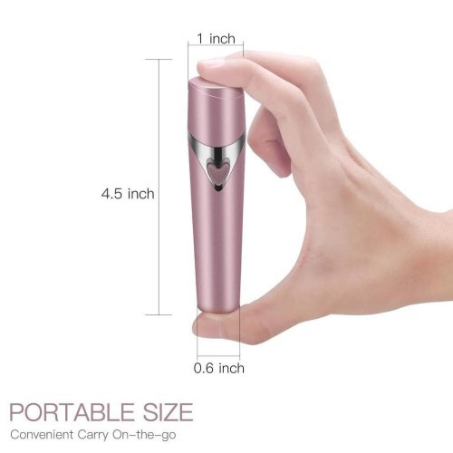 Mini Lady Shaver Alat Pencukur Penghilang Bulu Halus Wanita Tanpa Rasa Sakit Hair Remover Elektrik