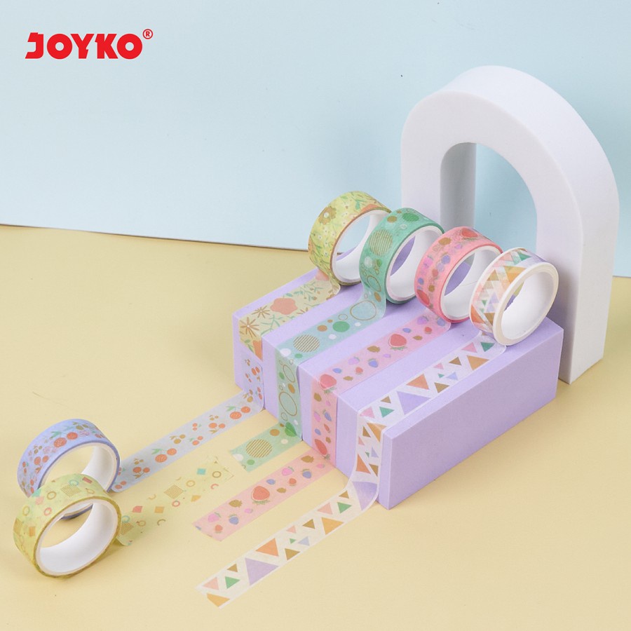 Pita Perekat - Joyko Washi Tape 6 Warna