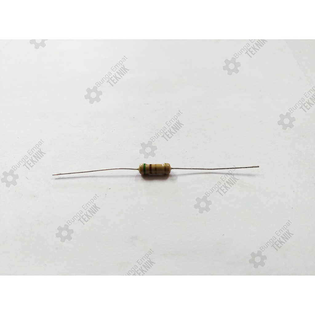 KOMPONEN RESISTOR 5.1 OHM 0.25 WATT