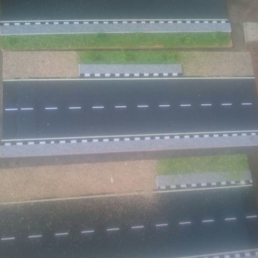 Diorama Jalan Raya skala 64 hotwheels