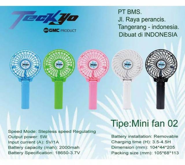 MINIFAN TANGAN TECKYO