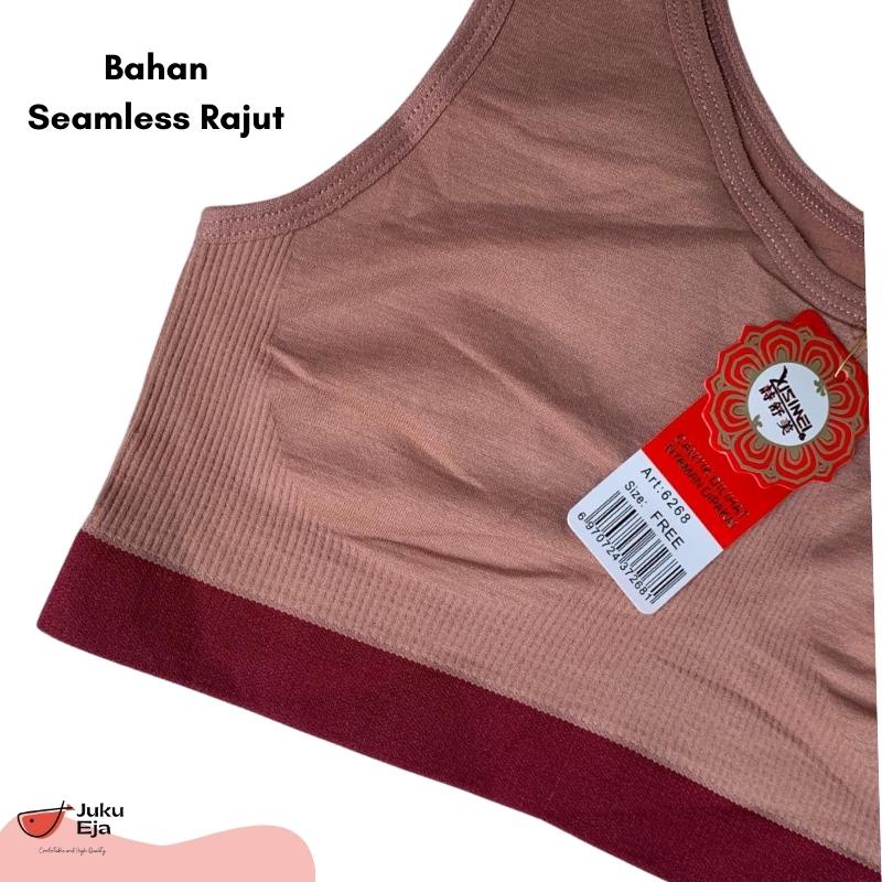 Miniset Seamless Rajut Xisimei 6268 Tanpa Busa - Bra Remaja