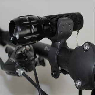 BIKE Flashlight Holder Dudukan lampu  sepeda  BLACK 