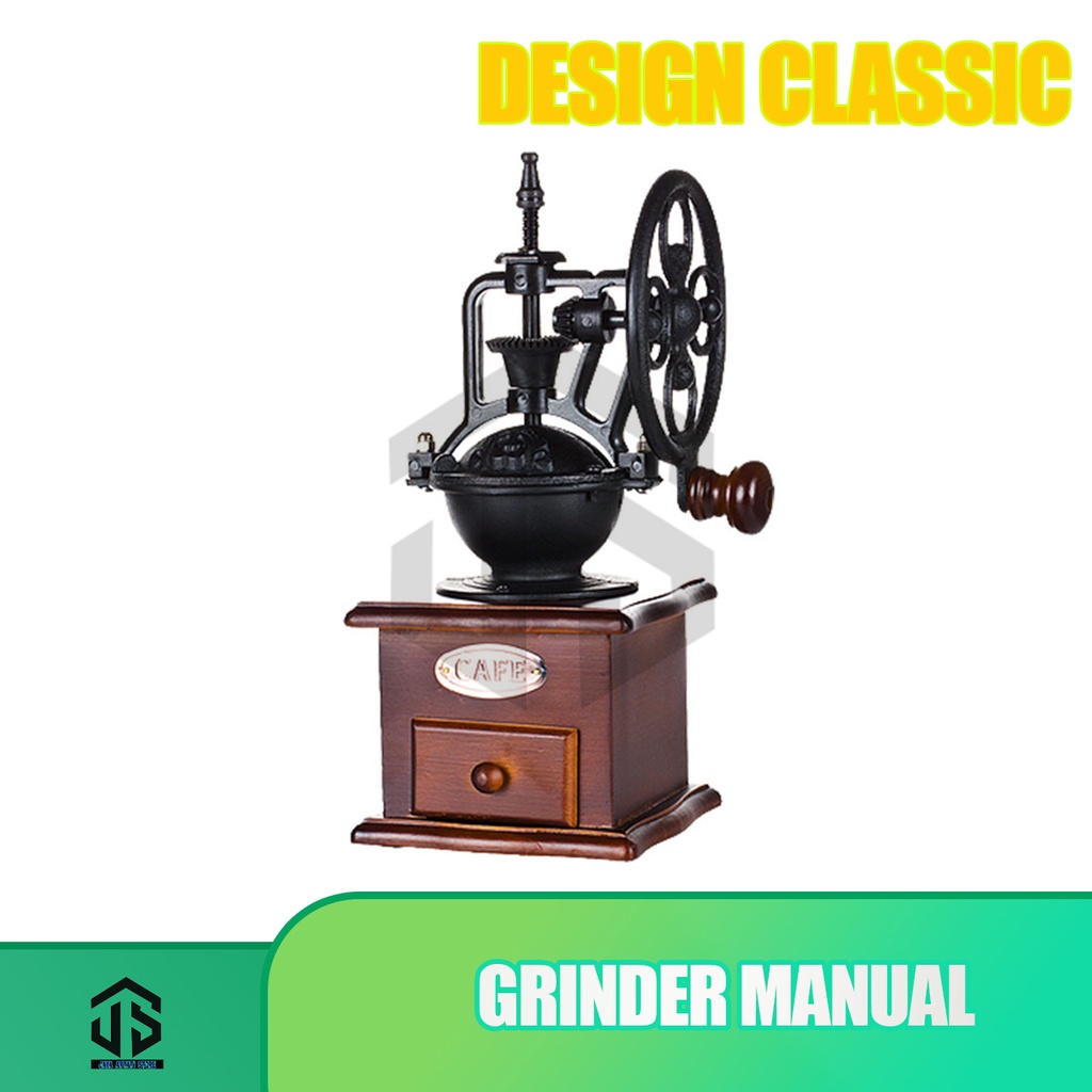 ALAT PENGGILING BIJI KOPI KLASIK MANUAL COFFEE GRINDER GILINGAN KOPI MESIN PENGGILING MANUAL
