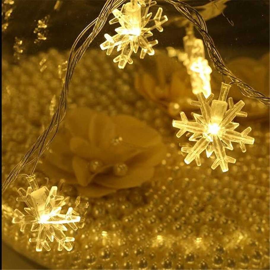 [COD] Lampu Hias Dekorasi Snowflake Bintang Christmas Natal Tumblr Light Battery 20 LED 3 Meter Decorative Lamp Hiasan Pesta Ulang Tahun Wedding Dekor Kamar Aesthetic Unik Murah Tumbler