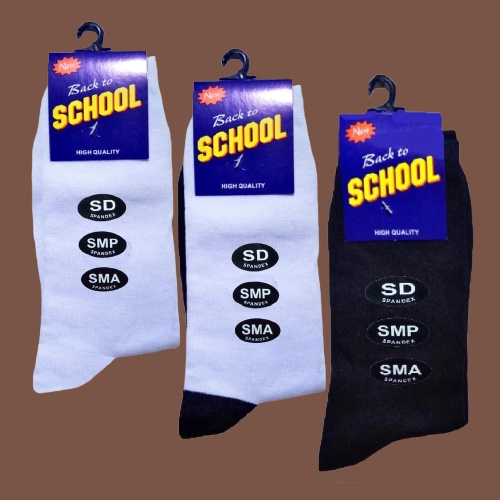 KAOS KAKI SEKOLAH, KAOS KAKI SD SMP SMA, KAOSKAKI / Kaos Kaki SD SMP SMA Putih Hitam, Anak Sekolah Tebal Laki Laki Perempuan Cowok Cewek Pria Wanita SUPERSOCK