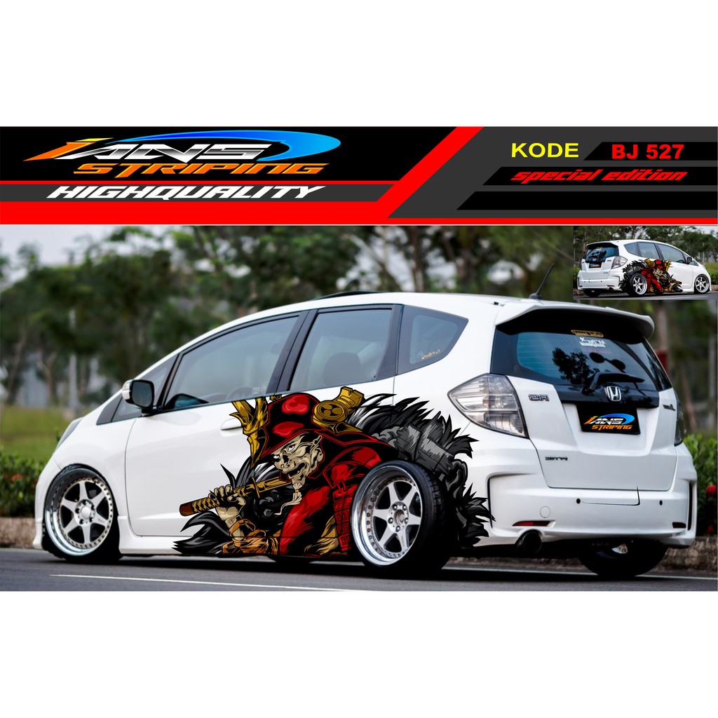 STICKER DECAL MOBIL JAZZ, BRIO, AGYA, SWIFT, YARIS / STIKER MOBIL SAMURAI / STIKER MOBIL TERBARU