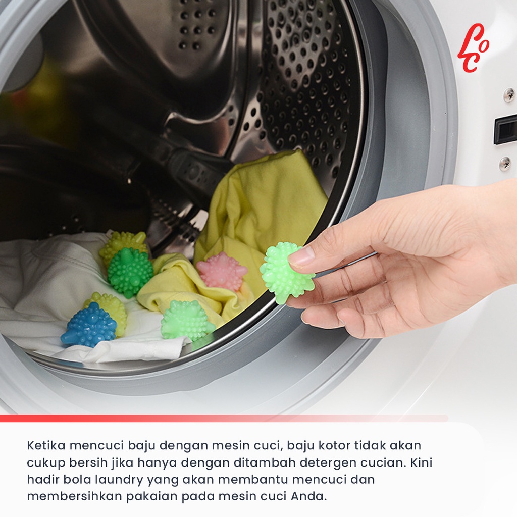 Magic Laundry Ball Bola Laundy Ajaib Bola Pengering Penghalus Pakaian di Mesin Cuci