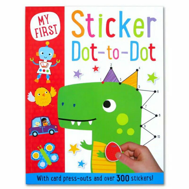 

Oh Baby - My First Sticker Dot-to-Dot With card press-outs And over 300 stickers