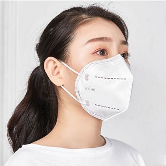 Masker Mulut KN95 Polos 5ply Anti Virus Dewasa Import 1Pcs