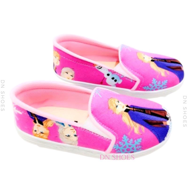 Sepatu Anak Perempuan Karakter Elsa Frzn Pink