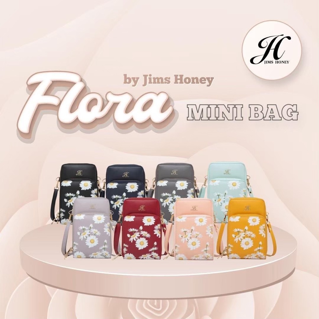 JIMS HONEY FLORA BAG Tas Renaja Anak Wanita Selempang Slingbag Multifungsi Fashion Ori Murah Jimshon