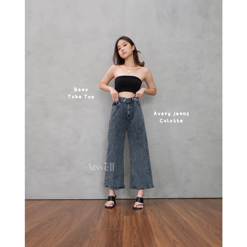 Avery Denim Jeans Culotte