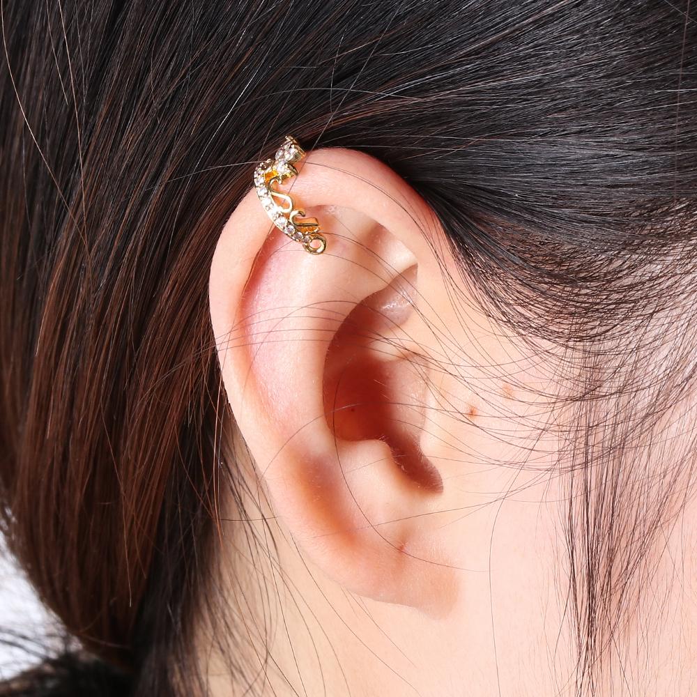 Lily Cartilage Earring Fashion Tindik Helix Bunga Lobe Stainless Steel