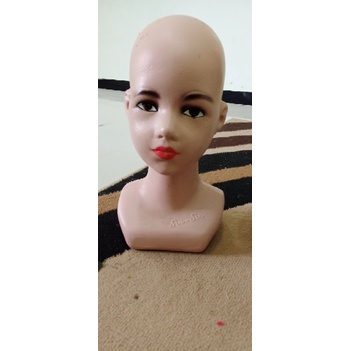 MANEKIN KEPALA ANAK/DISPLAY HIJAB/DISPLAY TOPI/SECOND