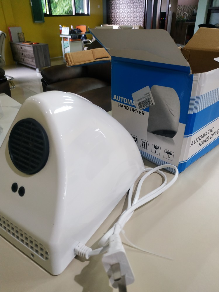 Pengering Tangan Elektrik Otomatis 1000w Untuk Hotel / Rumah