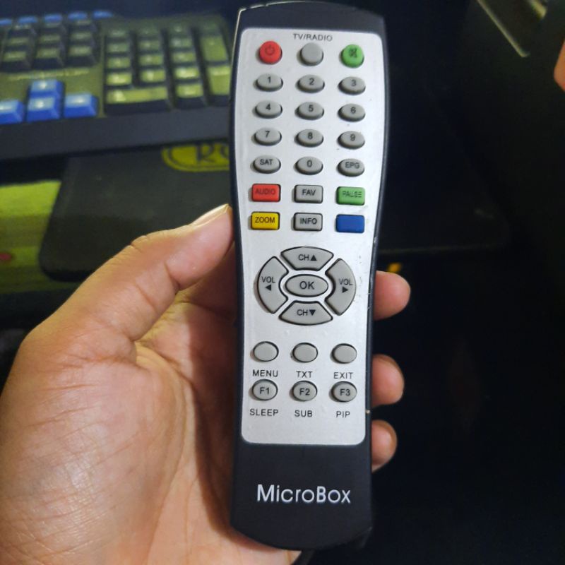 REMOTE REMOT TV MICROBOX ORIGINAL ASLI