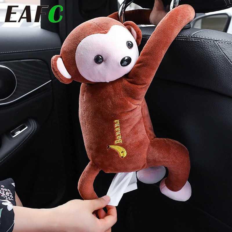 EAFC Tempat Tisu Mobil Cartoon Monkey Car Hanging Tissue Box - EA311