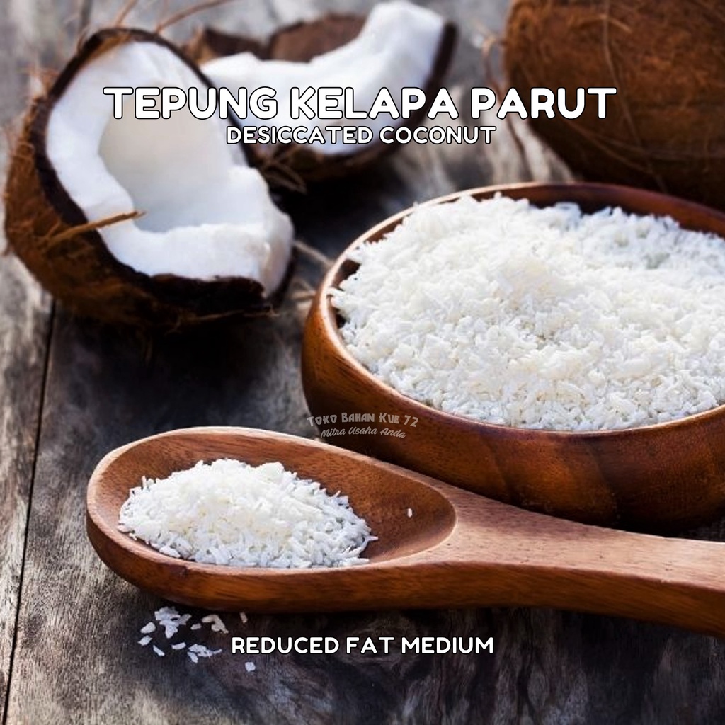 

TJT Serbuk Kelapa Kering 100gr Kadar Minyak Rendah (Desiccated Coconut Reduced Fat Medium)