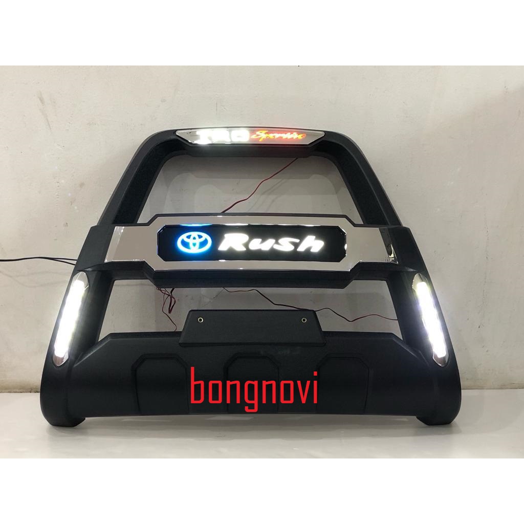 Tanduk Depan Rush Model Trd Sportivo Led Hitam