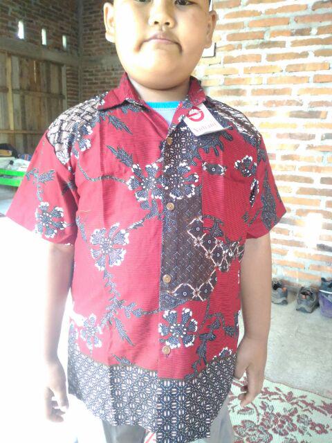 Batik Anak Hem Kemeja Batik Anak