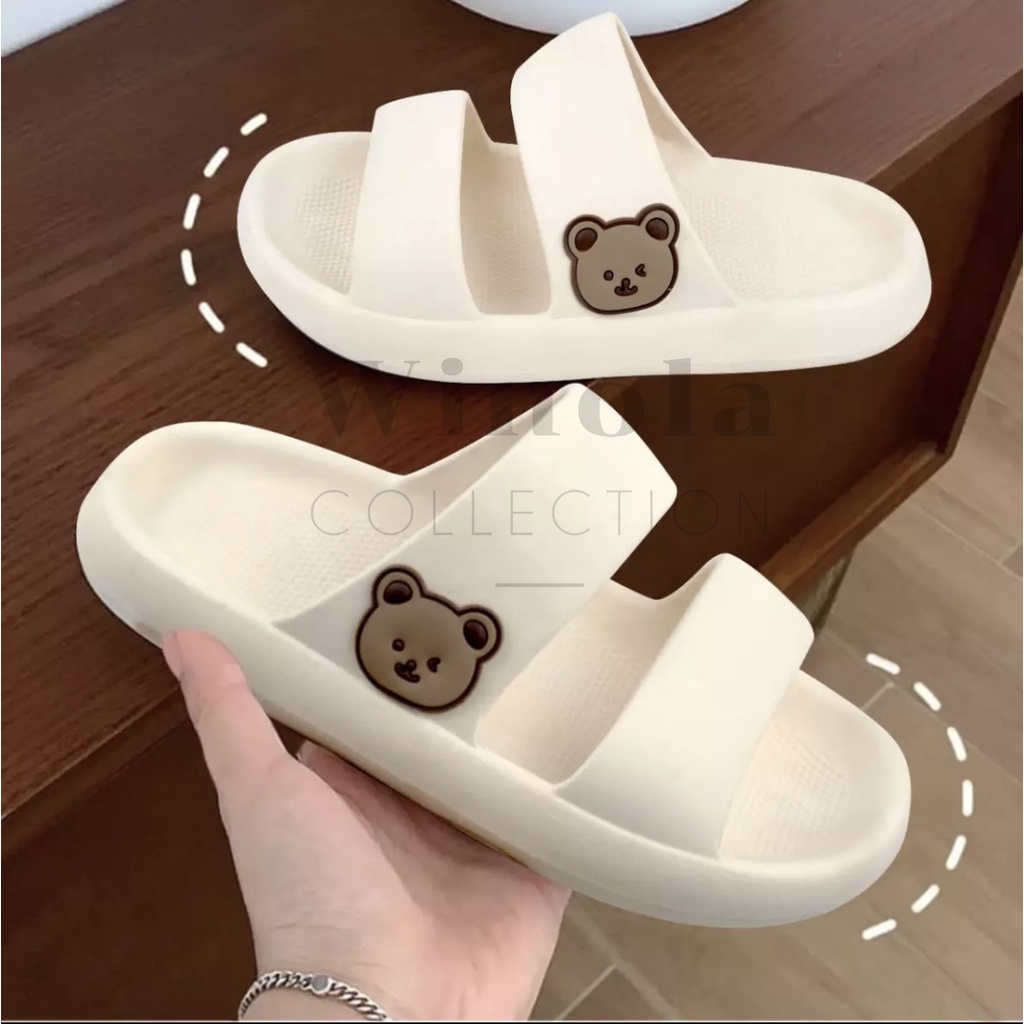 Sandal Kokop Wanita Ban 2 Bear Winola Collection WNL-2218-1L