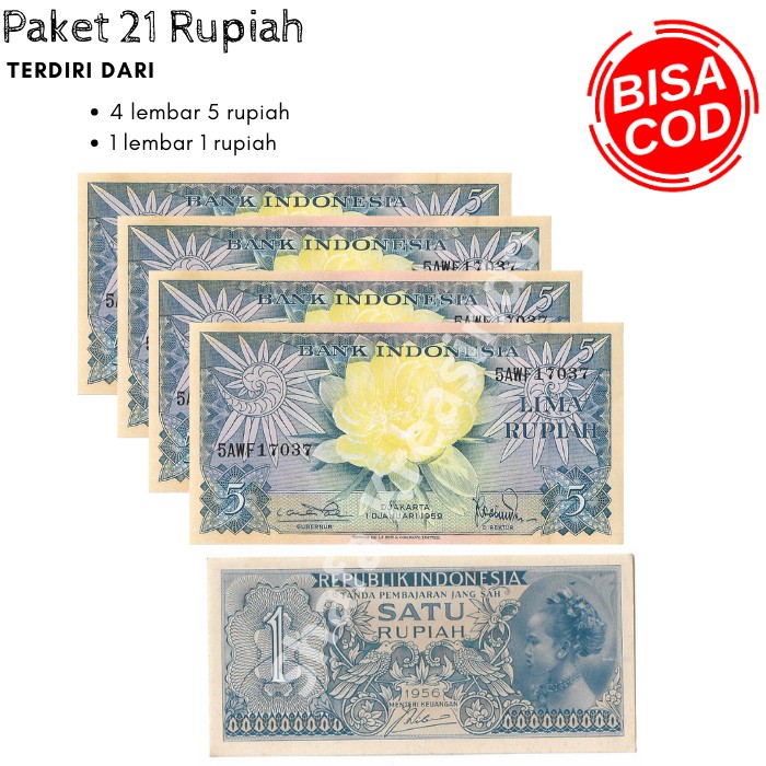 Paket Mahar Kertas 21 Rupiah