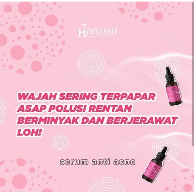 ( PINK ) Serum Anti Acne Hanasui by Jaya Mandiri / Original