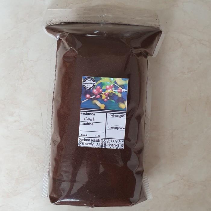 

Kopi Bubuk Robusta Murni Tanpa Campuran Kopi Hitam Asli 800 gram