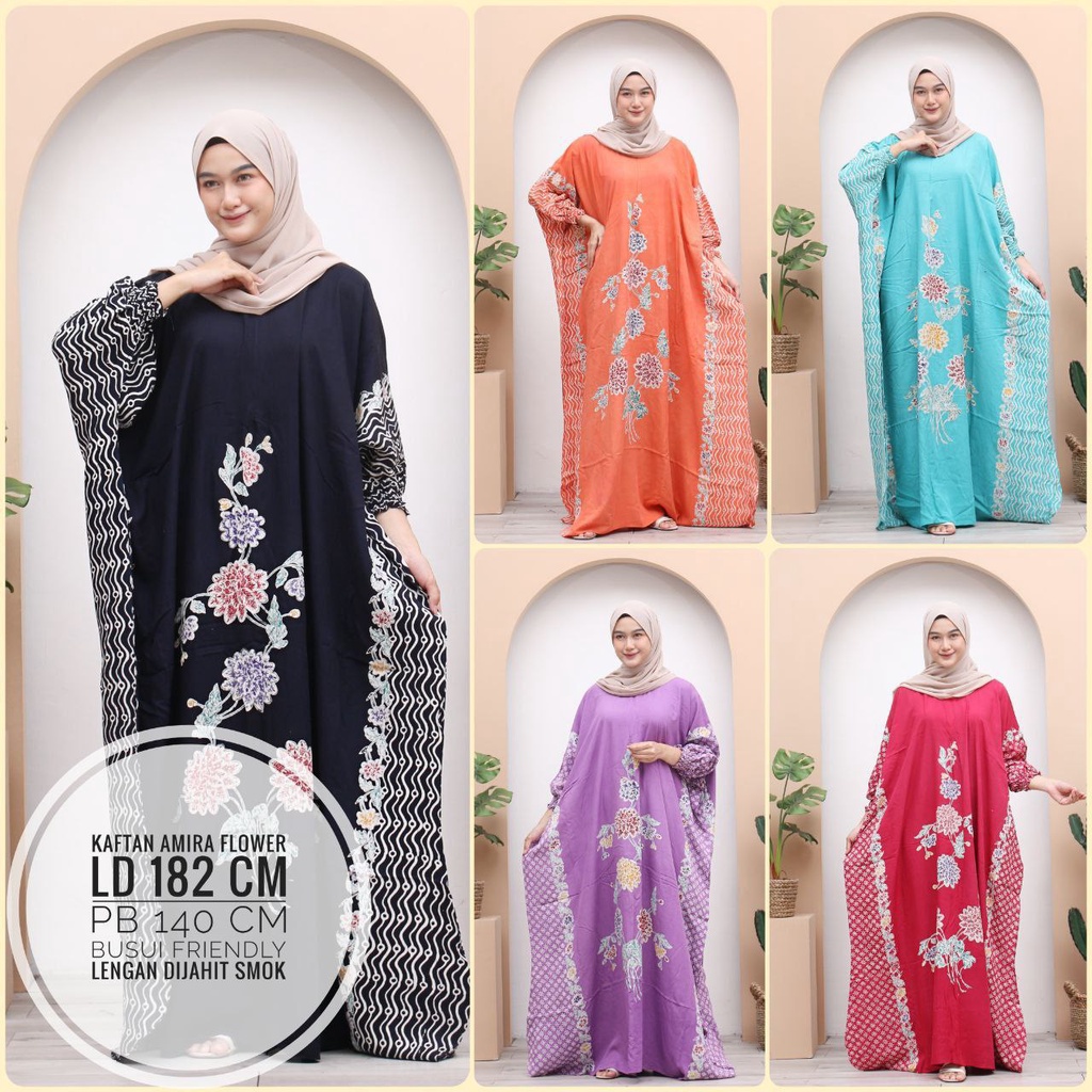Kaftan Batik gamis Jumbo