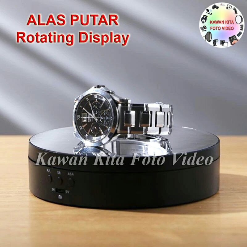 Alas Putar Rotating Display Stand Base