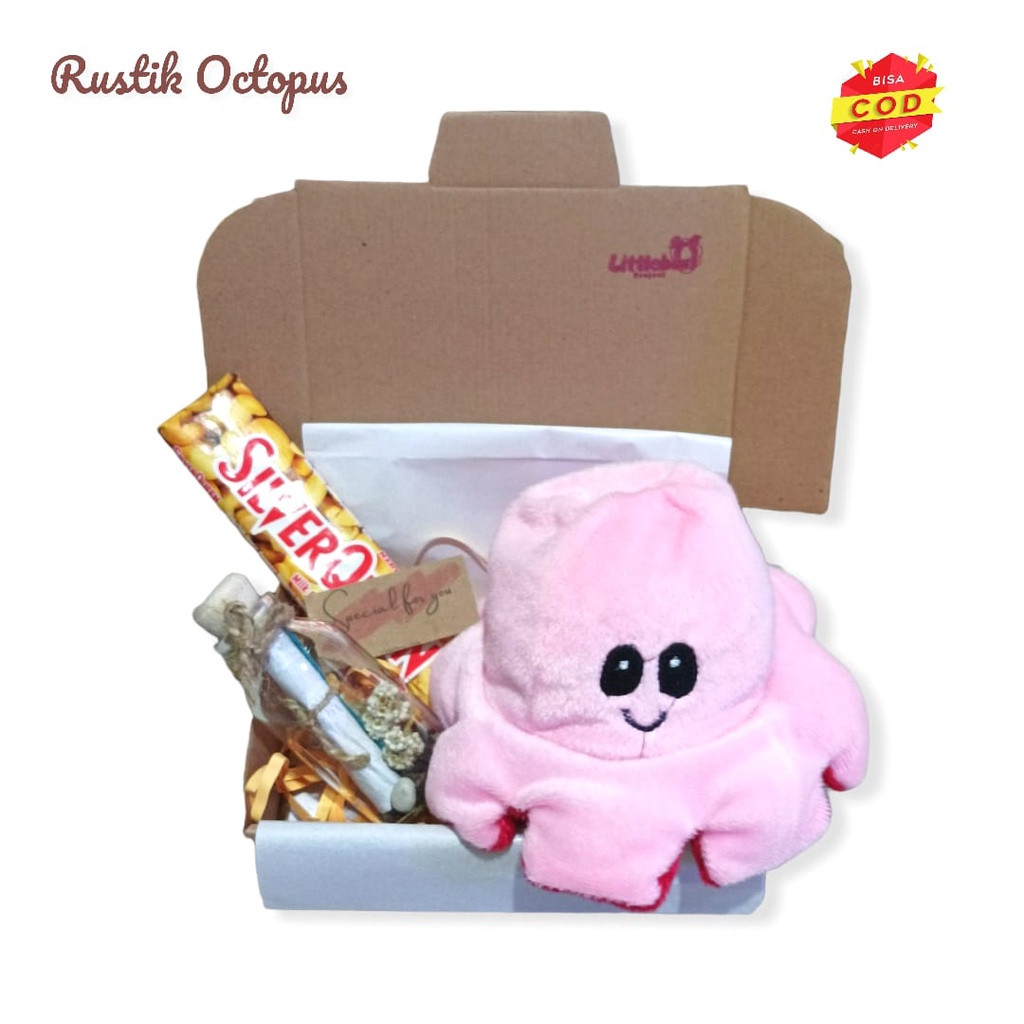 

KUKADOIN HAMPERS RUSTIK OCTOPUS KADO AESTHETIC HADIAH PACAR TEMAN ULTAH