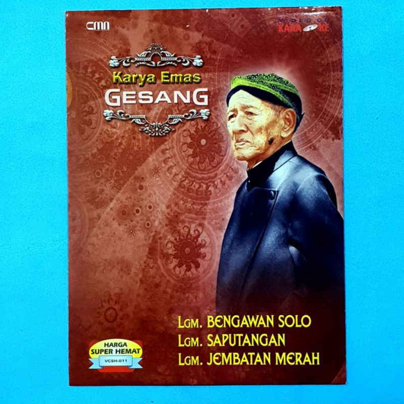 [KARAOKE] VCD CD ORIGINAL LAGU KERONCONG KARYA EMAS PAK GESANG