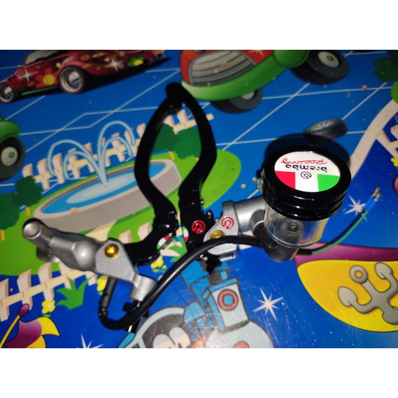 MASTER REM brembo izumi set kanan-kiri/ easy italy pluss dudukan spion universal all motr