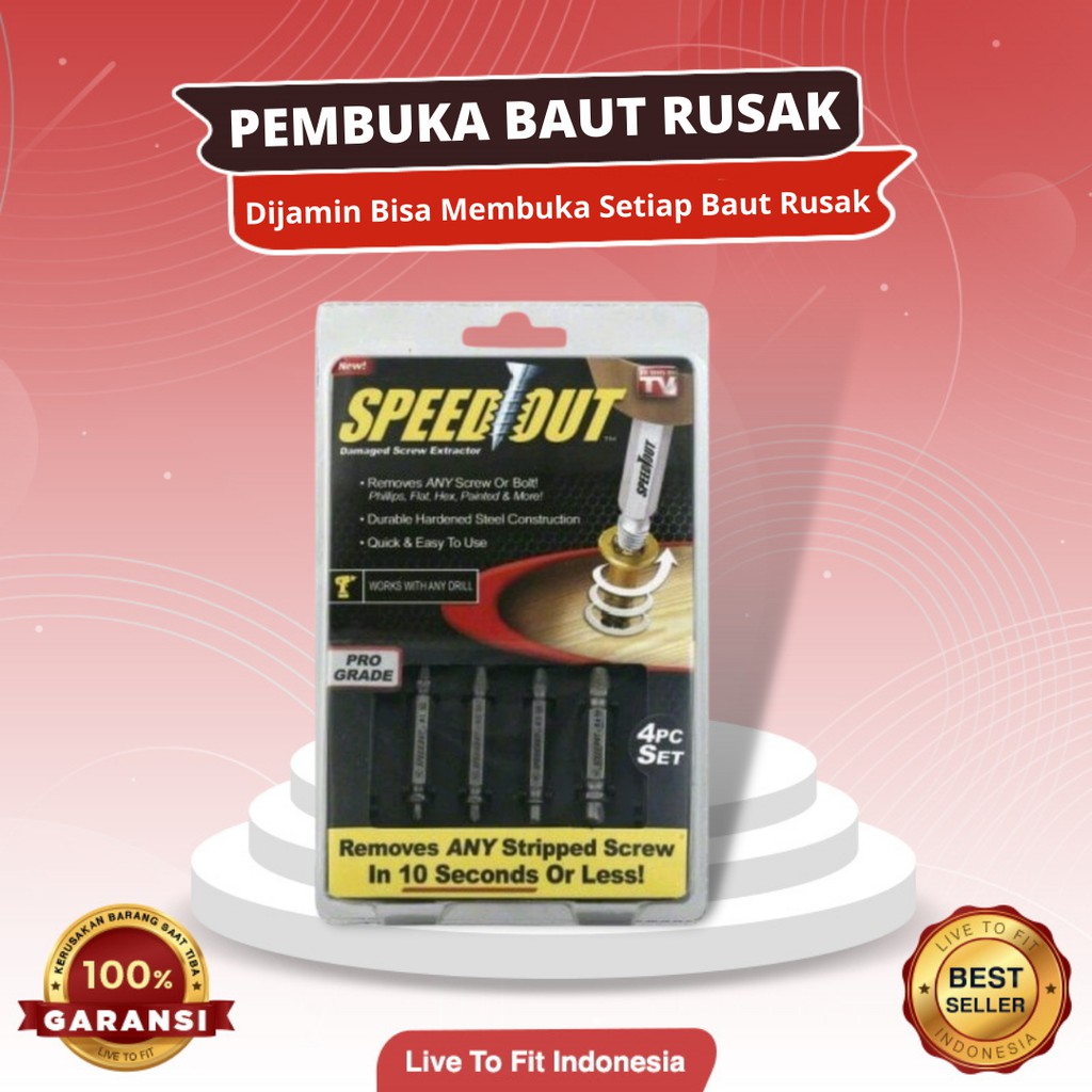 Mata Bor Alat Pembuka Baut Rusak Patah Dol Speed Out