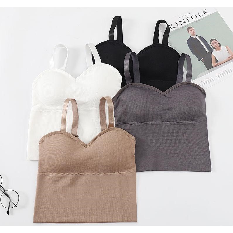 Tank top 6 korea tanktop sport bra atasan wanita pakaian dalam perempuan sportbra dalaman crop-1