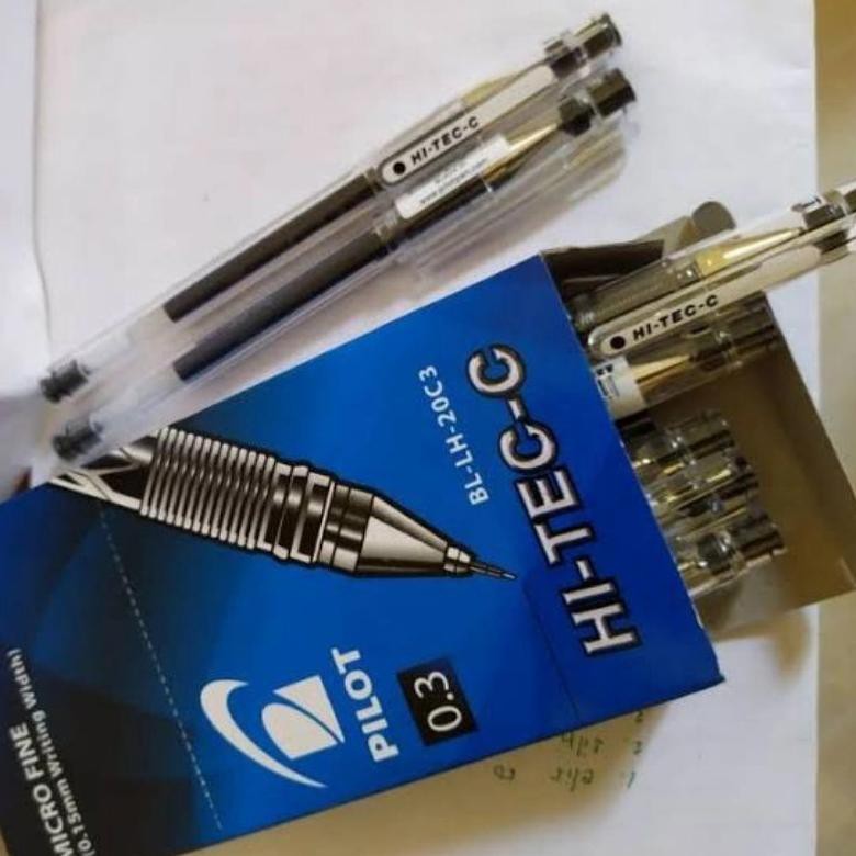 

[KODE V511] Pulpen Hitec Pilot 0,3 mm Hitam/Biru Hi-Tec-C Micro Fine Harga / Pcs