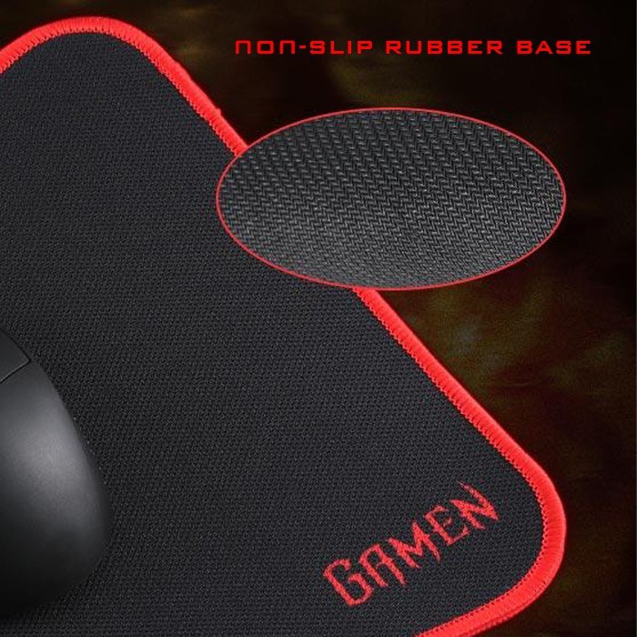 Gamen GP-M Black Mousepad Gaming Anti Slip Mouse Pad Black