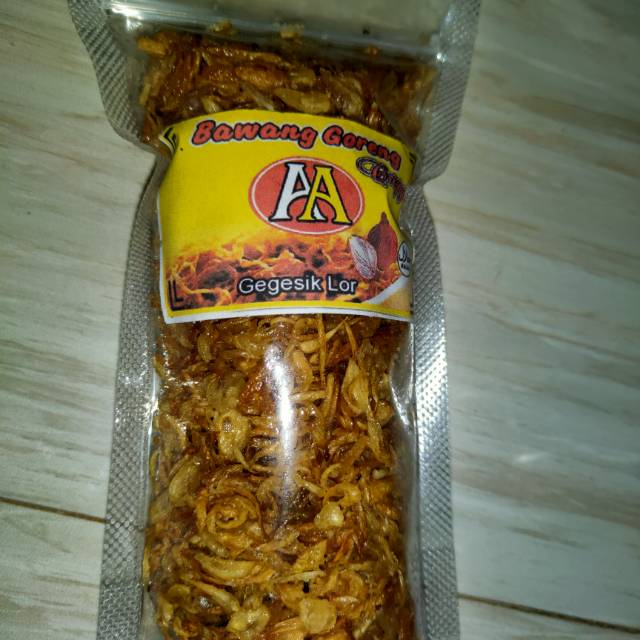 

Bawang goreng krispi pouch kecil 80gr