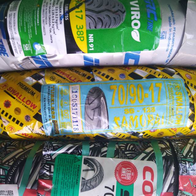 Ban Luar Tubeless Swallow 70/90-17