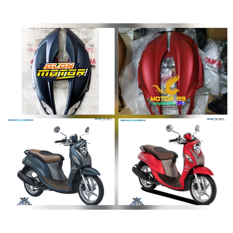 COVER BODY BELAKANG FINO GRANDE ORIGINAL YAMAHA