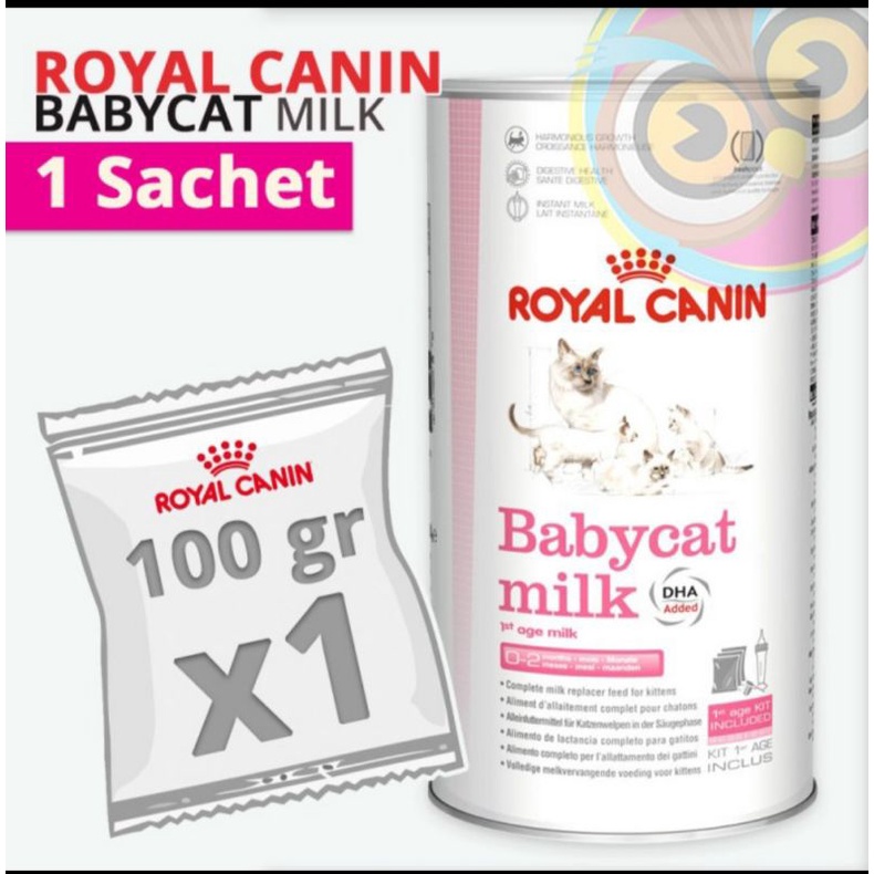 SUSU ROYAL CANIN / RC MILK BABY CAT 100g/ 1 Saset susu RC