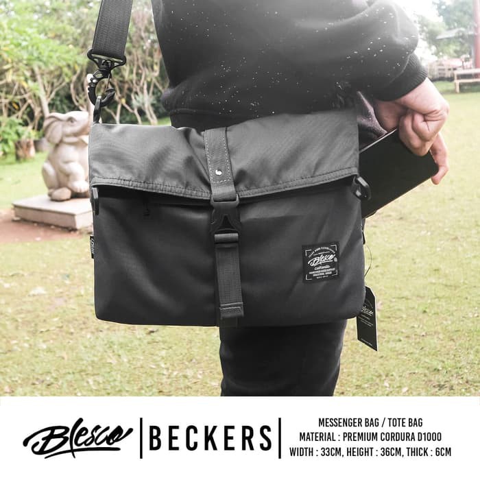 Tas Selempang Pria Warna  Abu -  Blesco Beckers