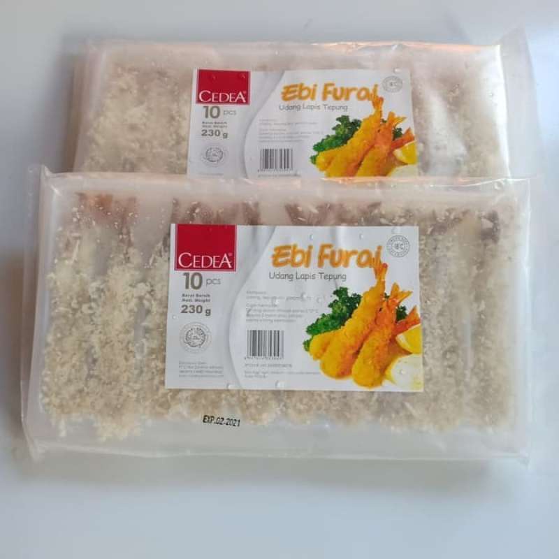

cedea ebi furai udang lapis tepung 320gr isi 10