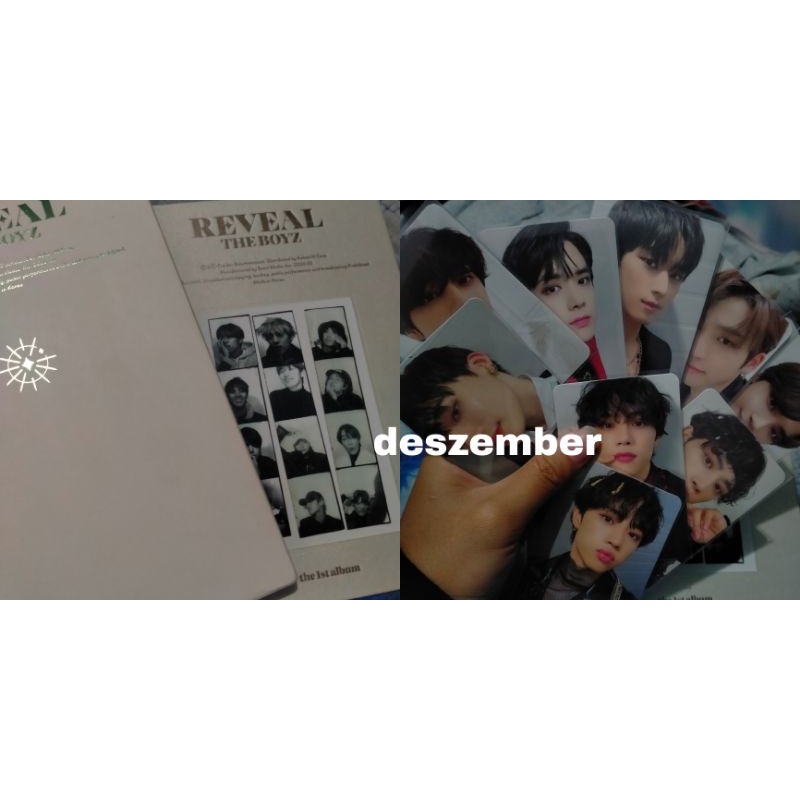BOOKED Album only reveal boy bundle.